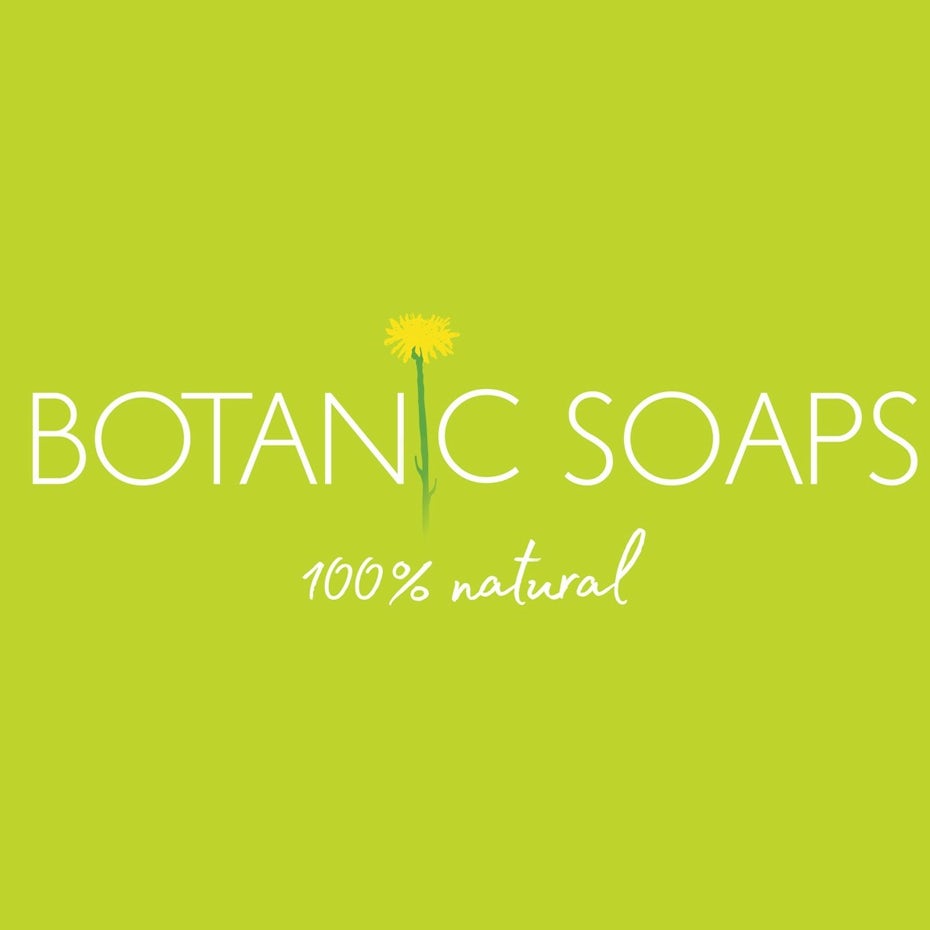 light green logo for natural soaps