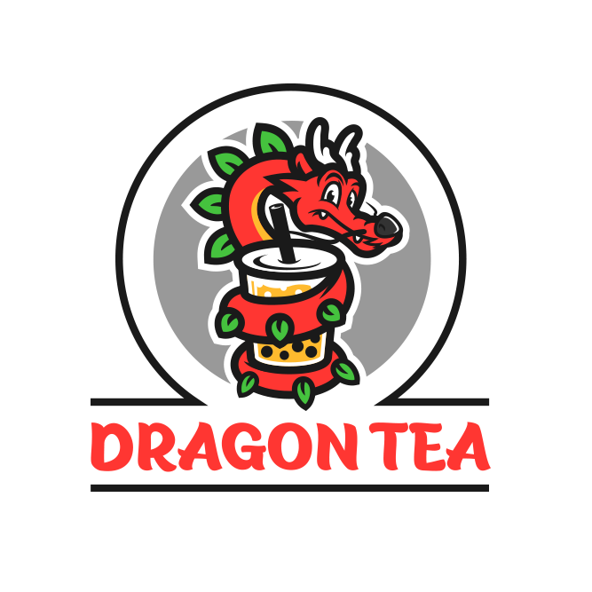 Logo design for bubble tea brand