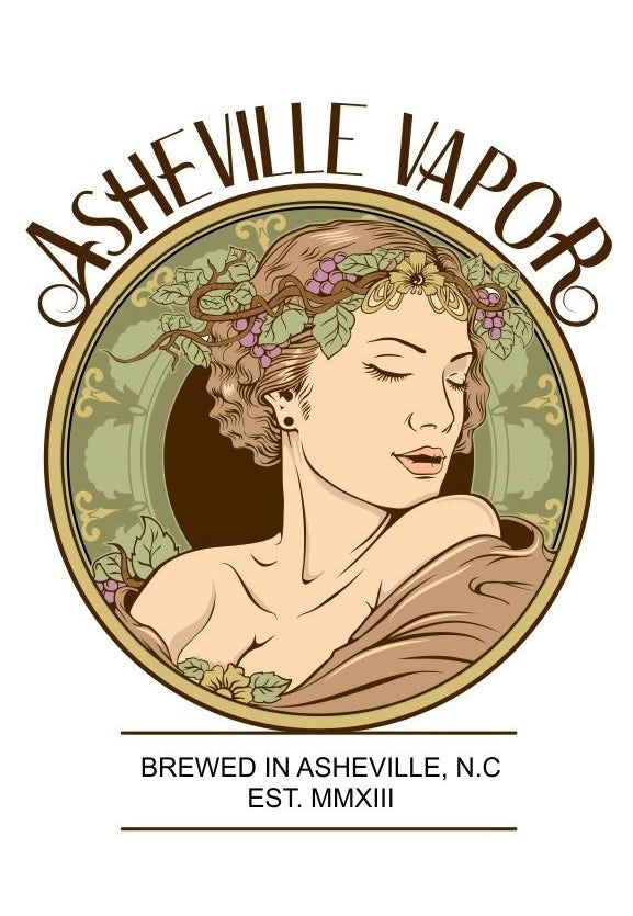 Woman showing off her bare shoulders for a vaping brand