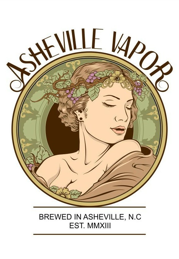 Woman showing off her bare shoulders for a vaping brand