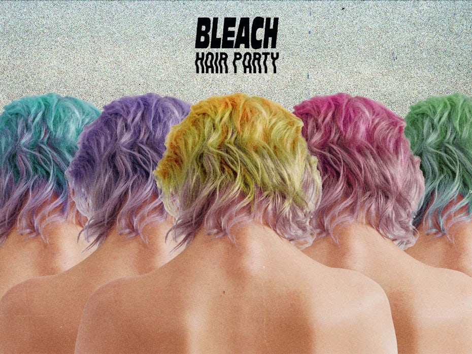 Bleach London hair party invitation