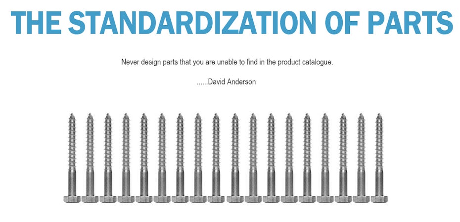 a row of screws with a quote
