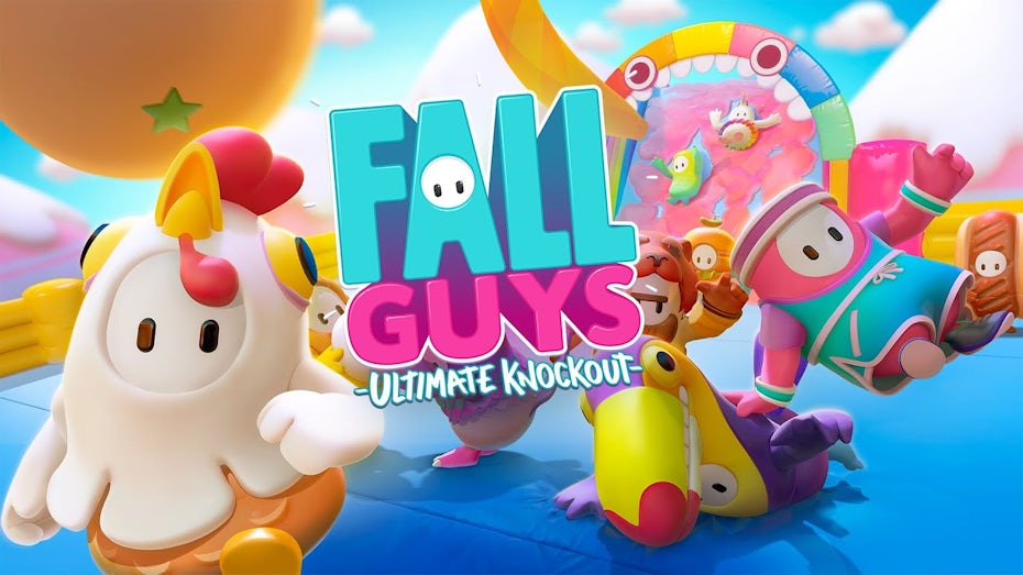 Fall Guys logo and cover art