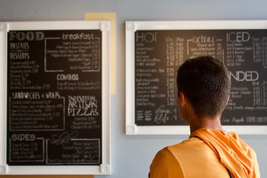 The schema is the menu