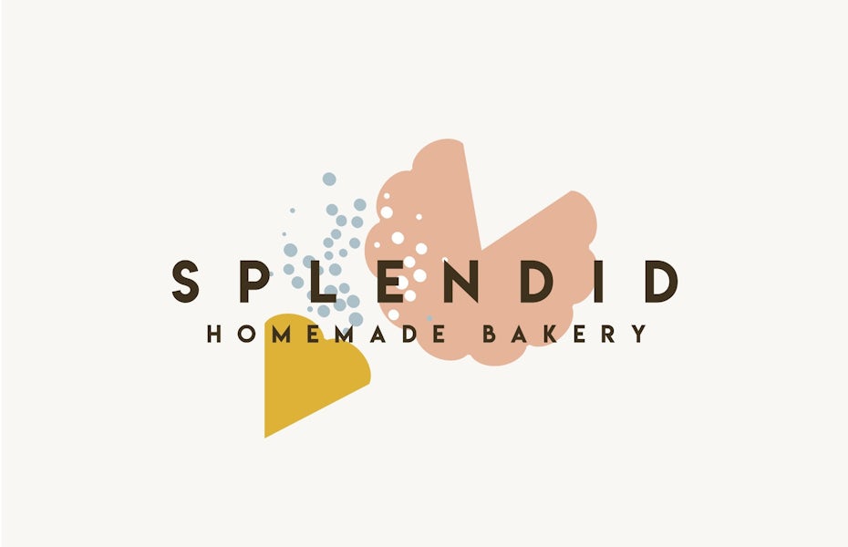 shapes of baked goods for bakery logo