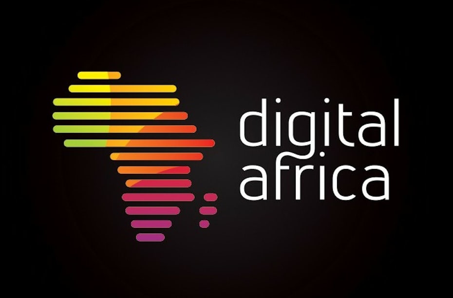 Diseño de logotipo de África digital