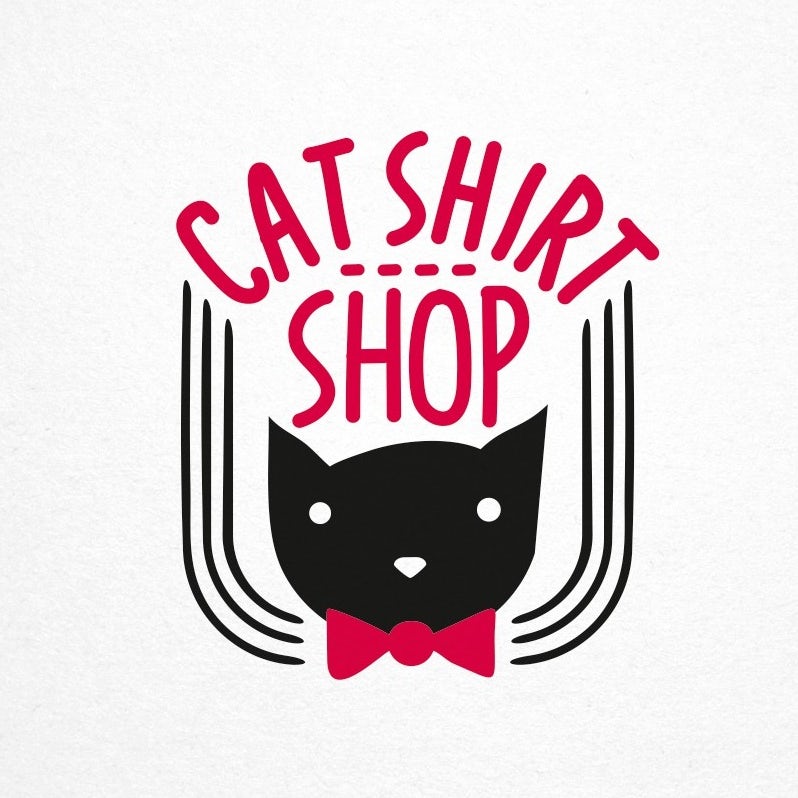 cat shirt shop logo