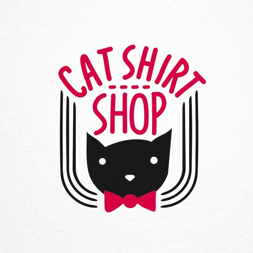 cat shirt shop logo