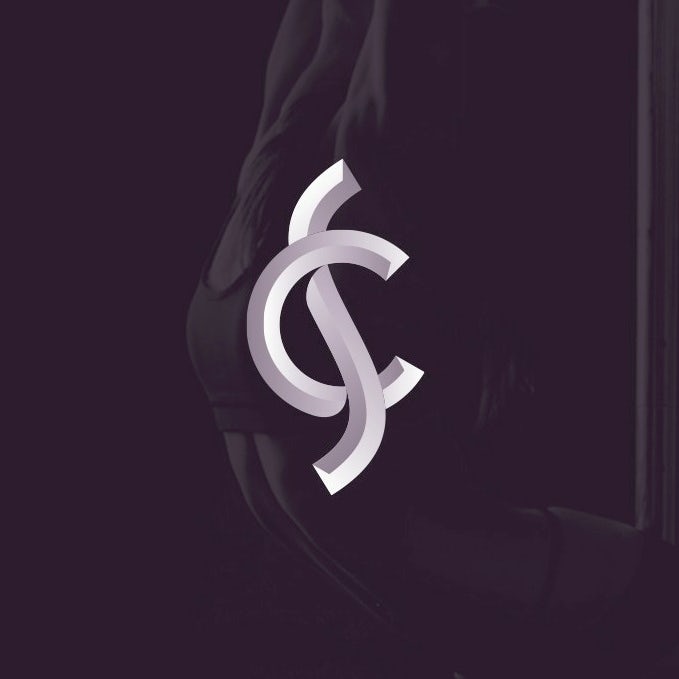 Beveled style monogram logo