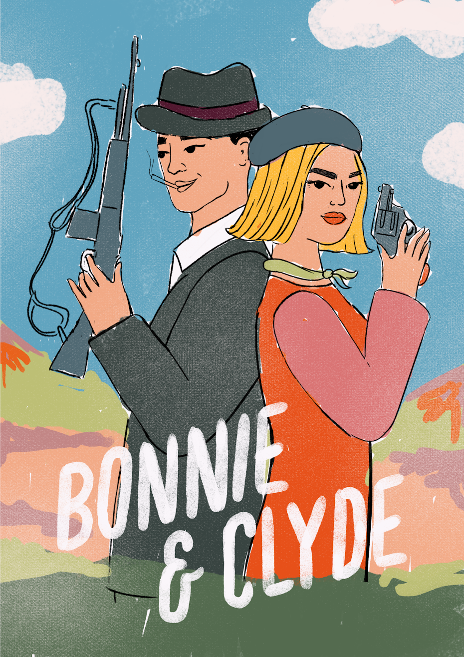 60s posters sketches
