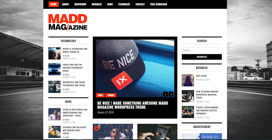 Madd Magazine screenshot