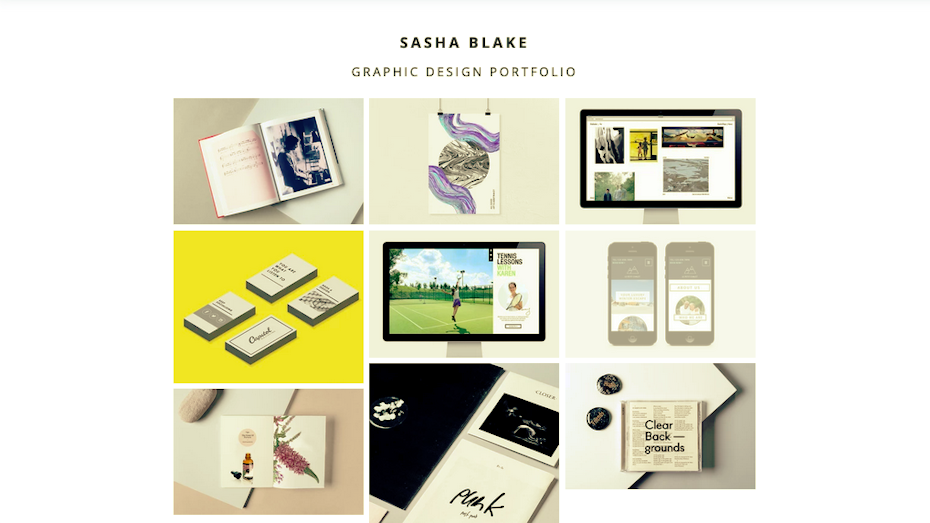Screenshot of best Wix templates 2021