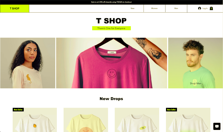Screenshot of best Wix templates 2021