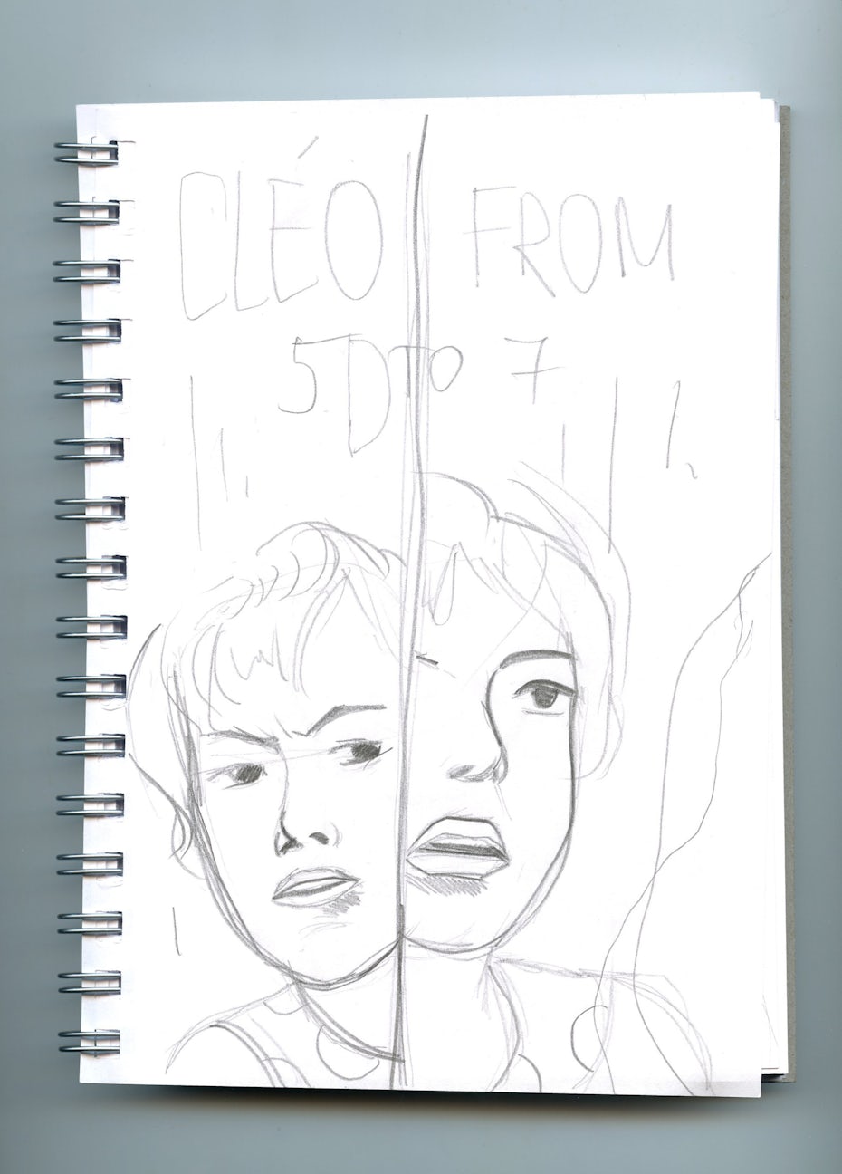 60s posters sketches