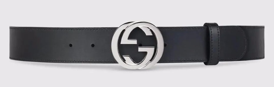 Gürtelschnalle mit Gucci-Monogramm