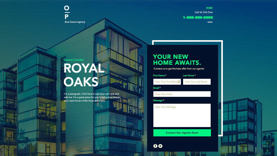 Screenshot of best Wix templates 2021