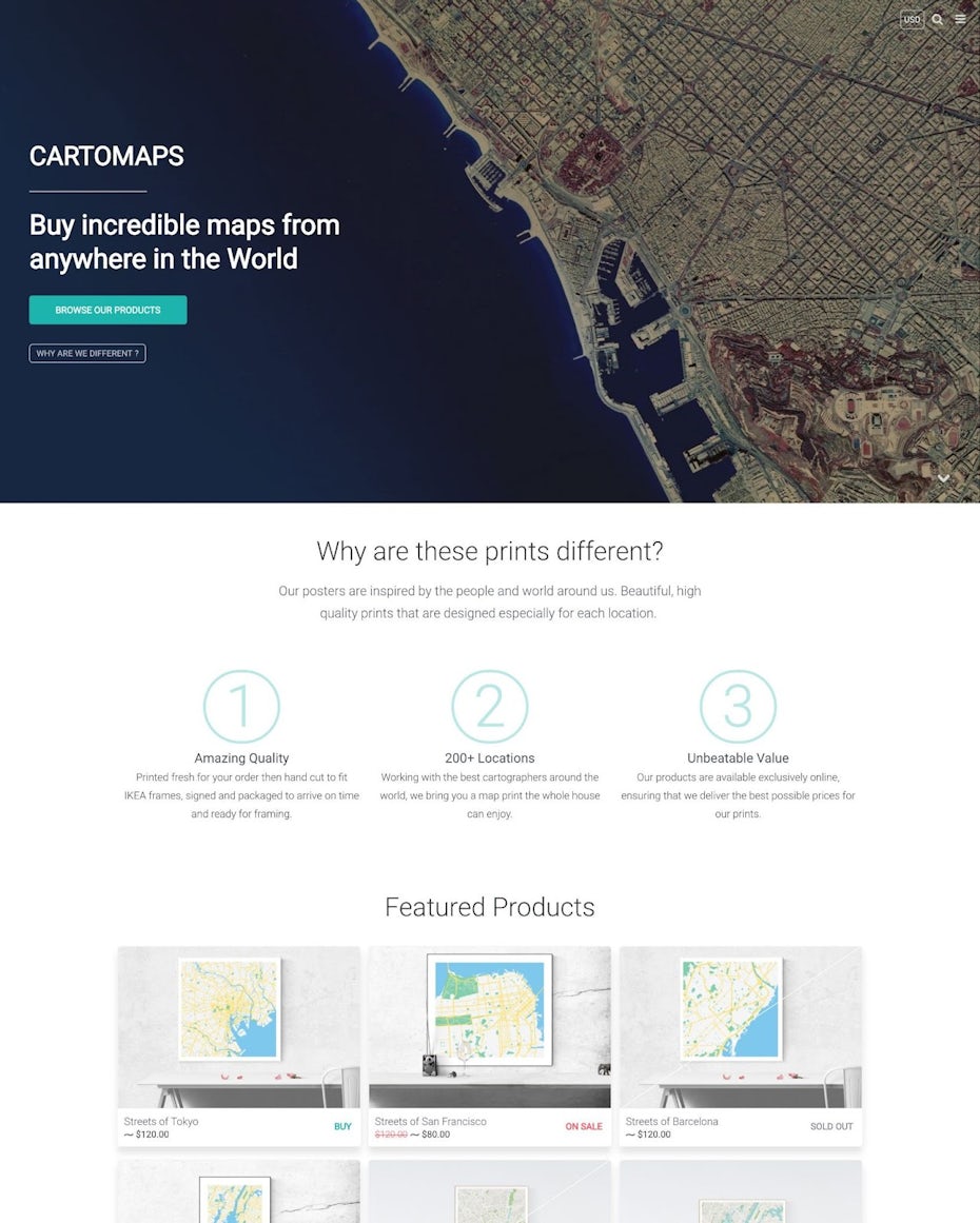 California Shopify Them