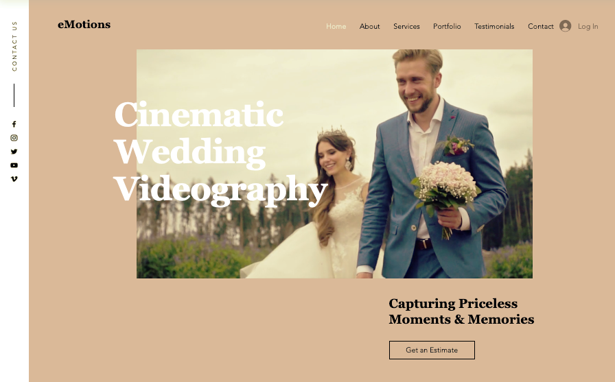 Screenshot of best Wix templates 2021