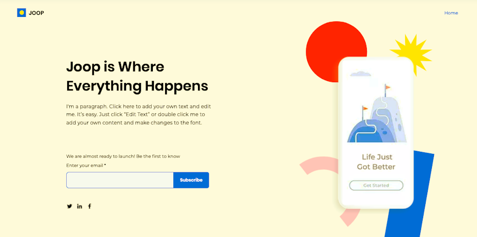 Screenshot of best Wix templates 2021