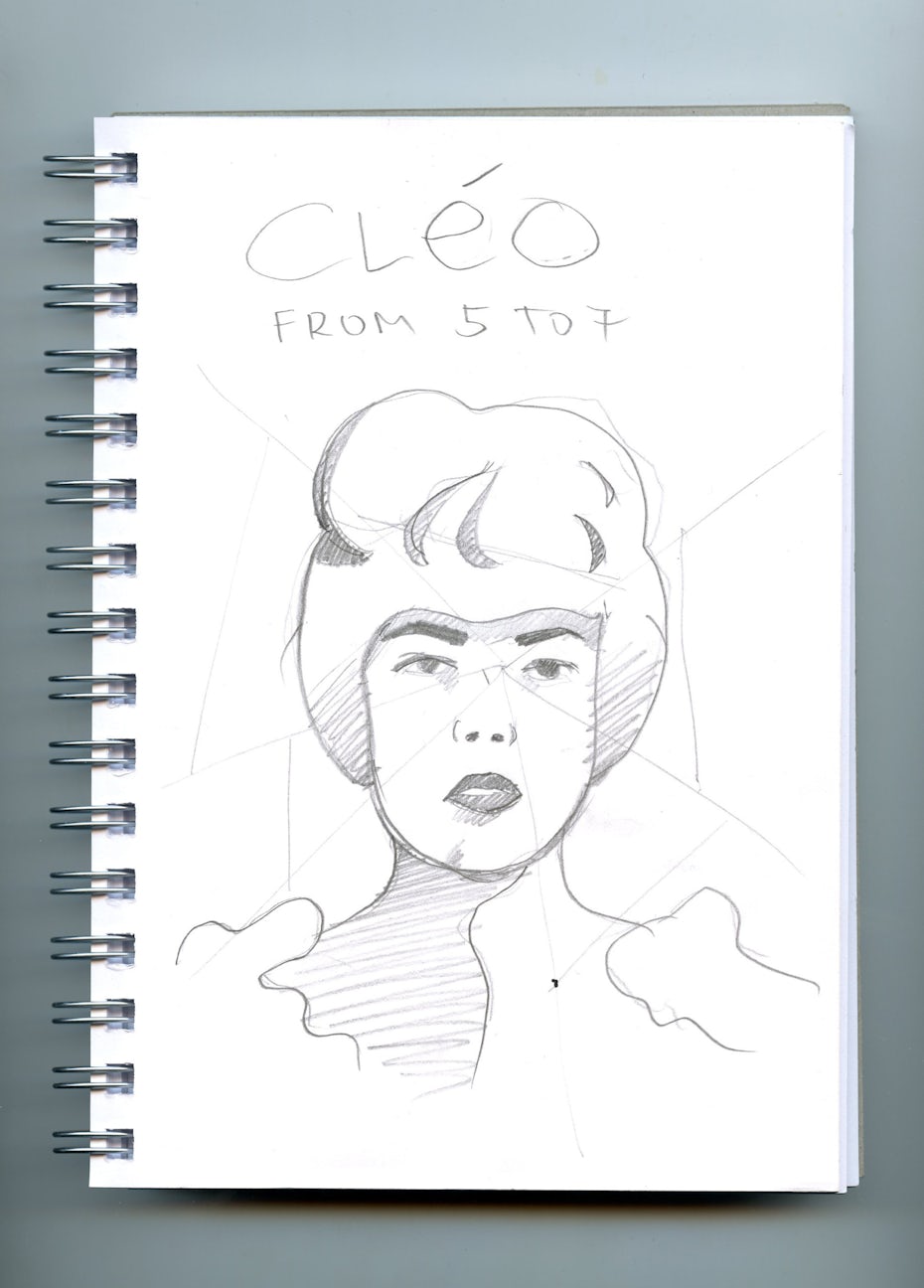 60s posters sketches