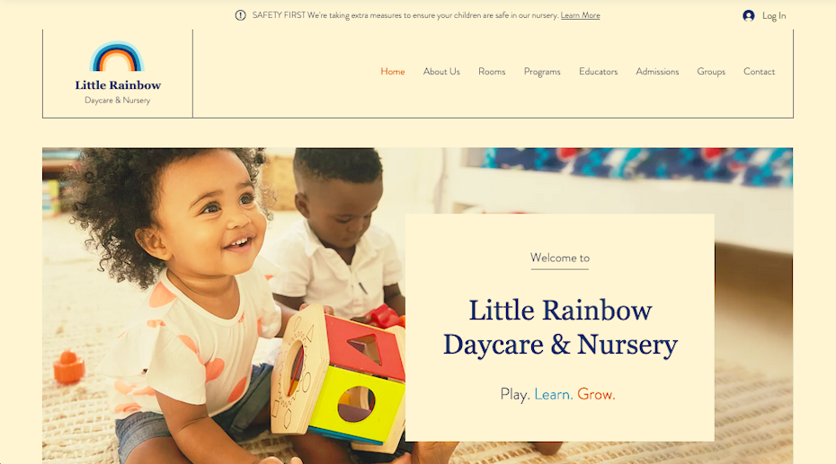 Screenshot of best Wix templates 2021