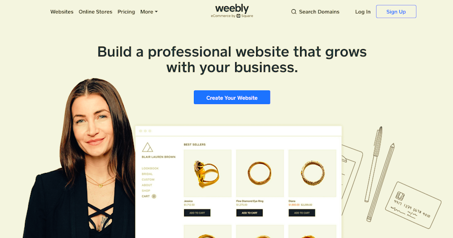 Wix Alternative: Weebly
