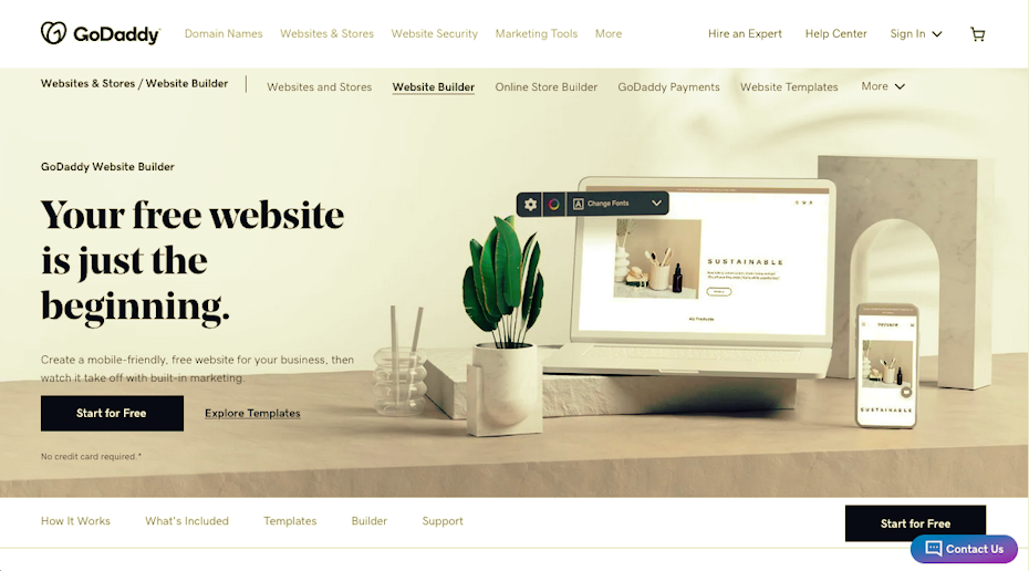 Wix Alternative: GoDaddy