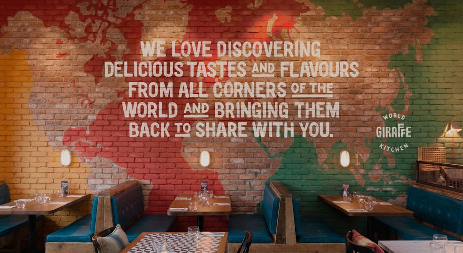 Giraffe تضع العالم كله على أطباقك Giraffe تضع العالم كله على أطباقك