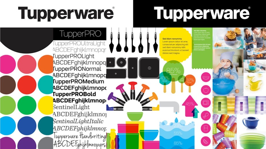Tupperware branding