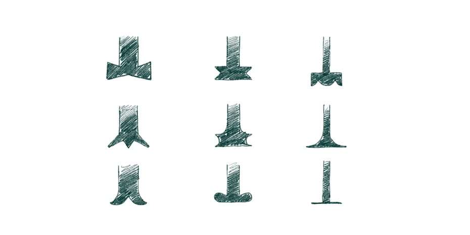 modulated serif