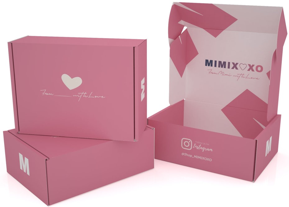 MIMIXOXO packaging design