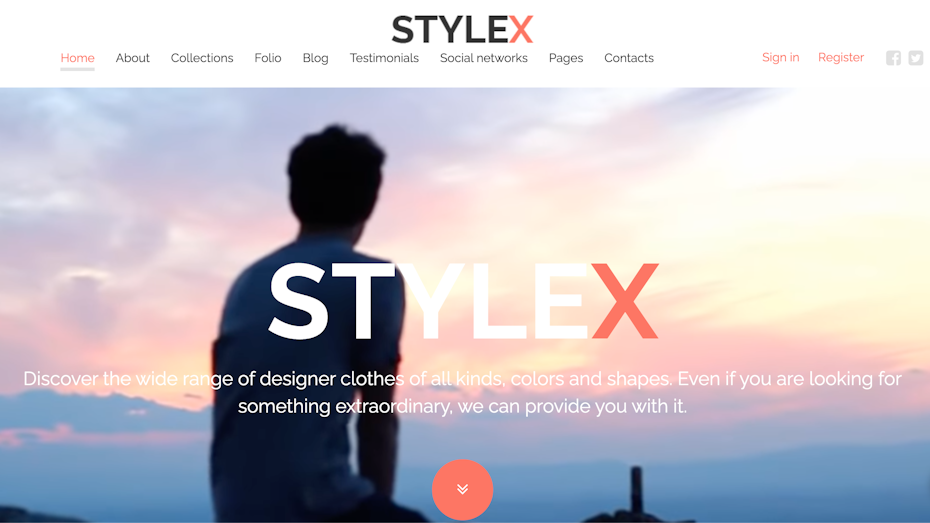 screenshot of demo for StyleX