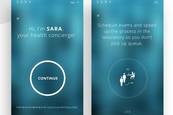 health concierge app design