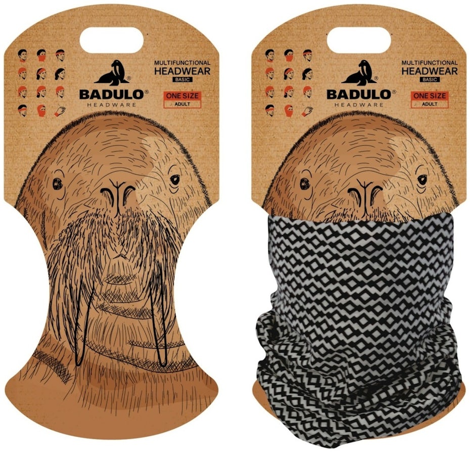 A flat board packaging for Badulo