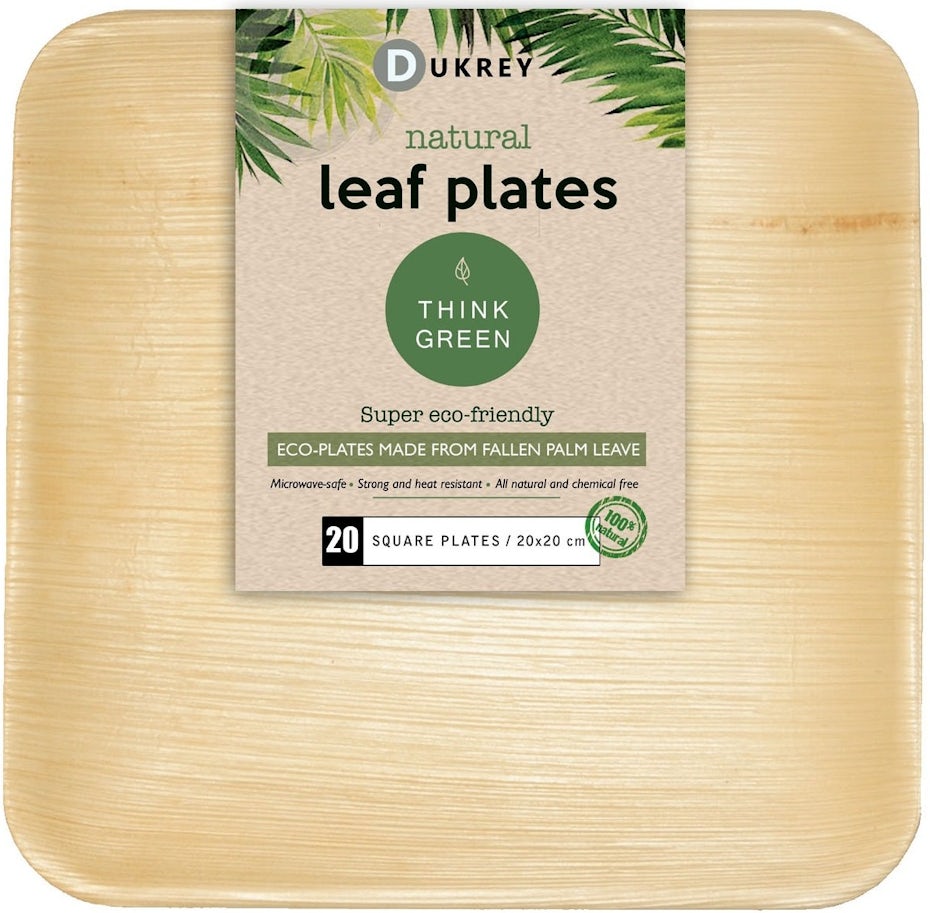 Dukrey leafware product label design