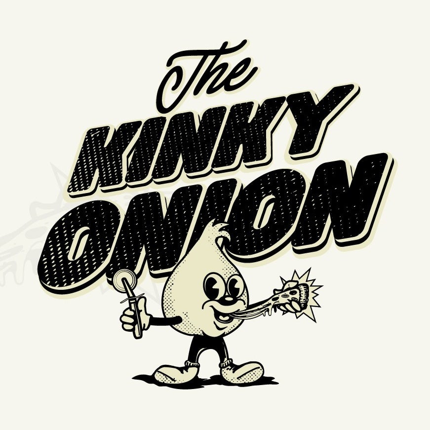 Retro onion logo