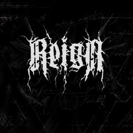 white logo in heavy metal font]
