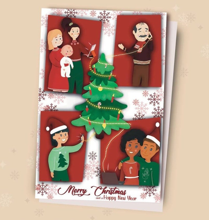 fun family christmas card