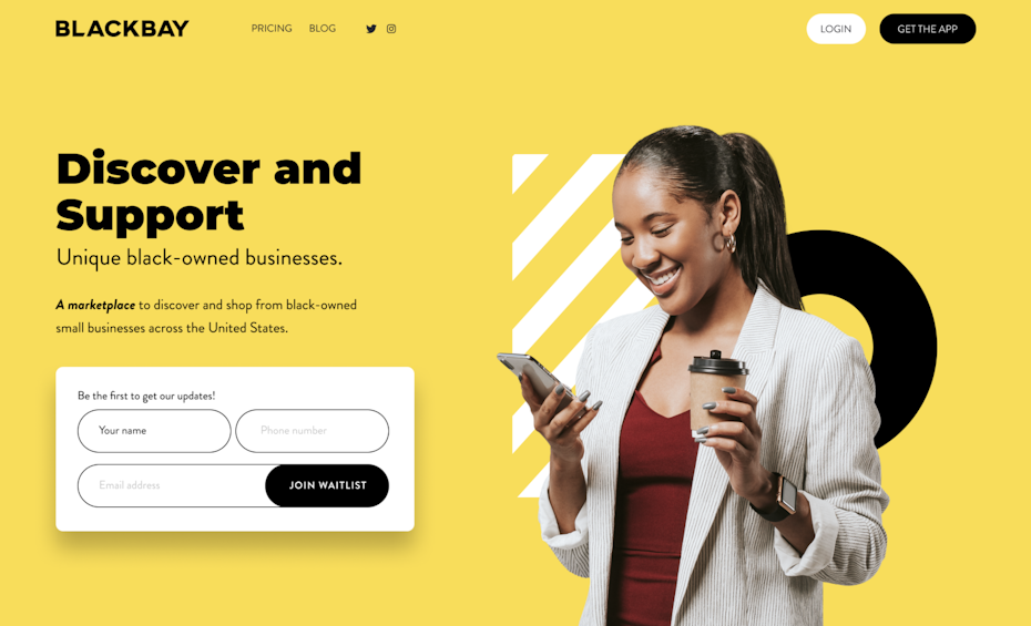 Web design trends: Memphis design patterns for marketplace company