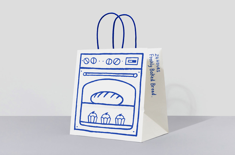 Un sac de boulangerie au design moderne