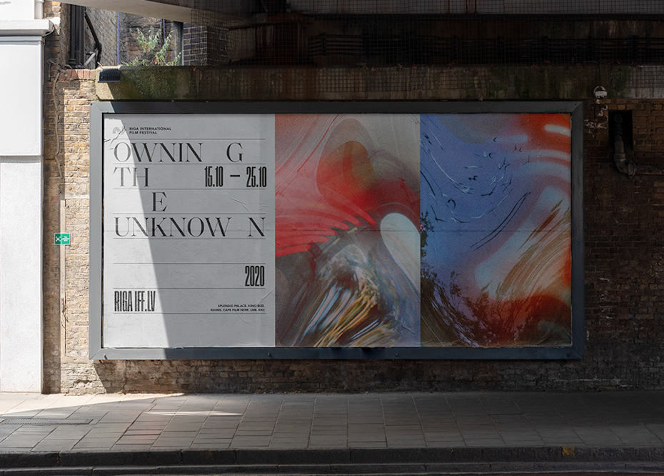 Artwork for a Latvian film festival