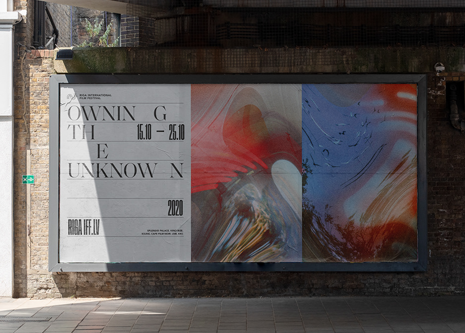 Artwork for a Latvian film festival