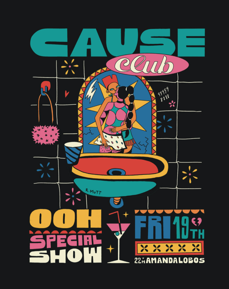 Bright artwork for Cause Club