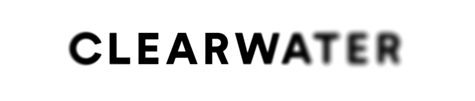 Tendencias en diseño de logotipo - logotipo de texto en blanco y negro