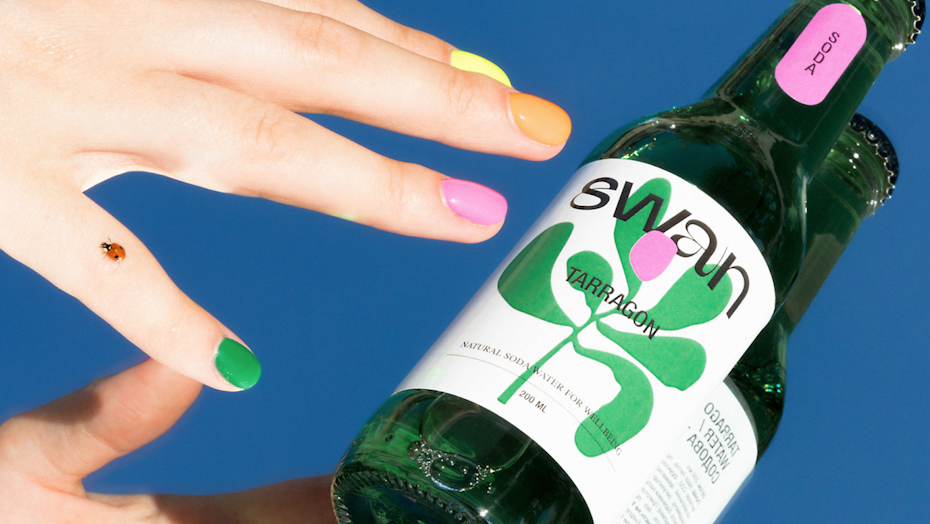 ‘60s style juice label