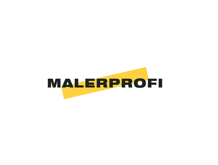 Typographic logo design with thick lettering