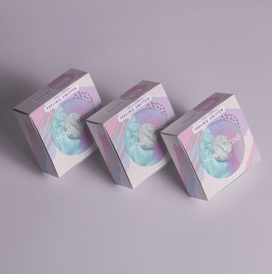 Pastels with geometric patterns