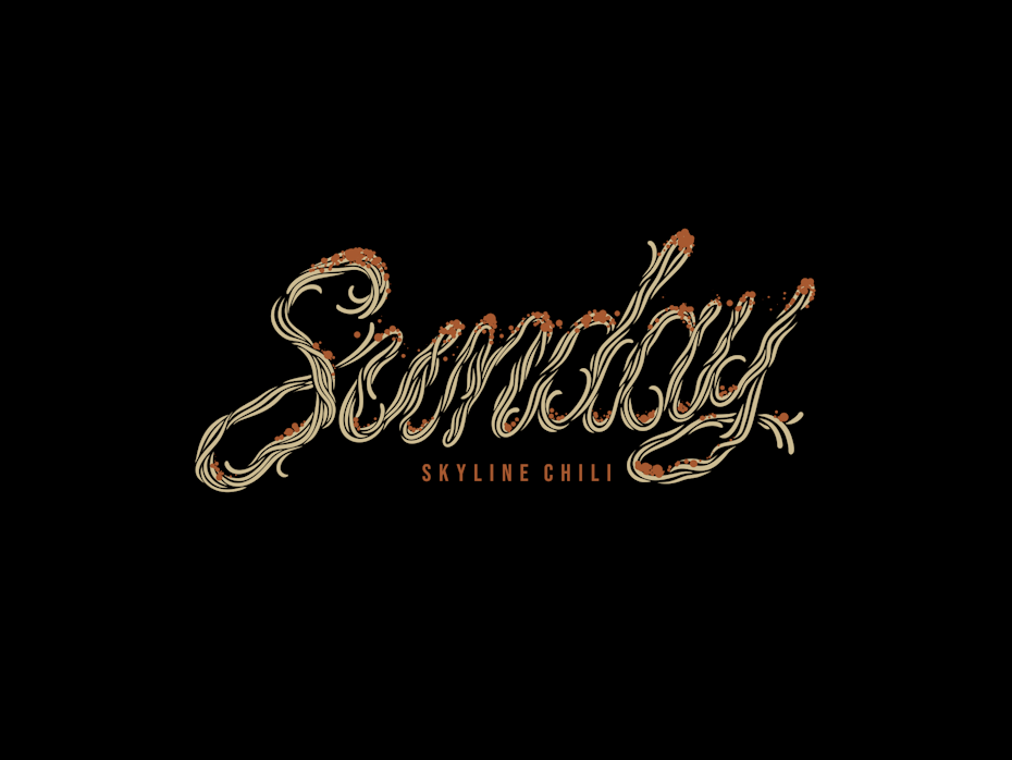 Illustration t-shirt design of lettering with realistic textures