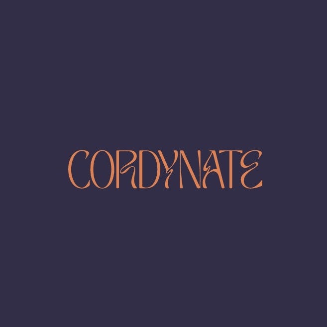 Wavy typography logo design for homeware brand