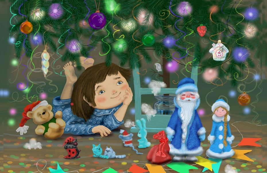 charming christmas card